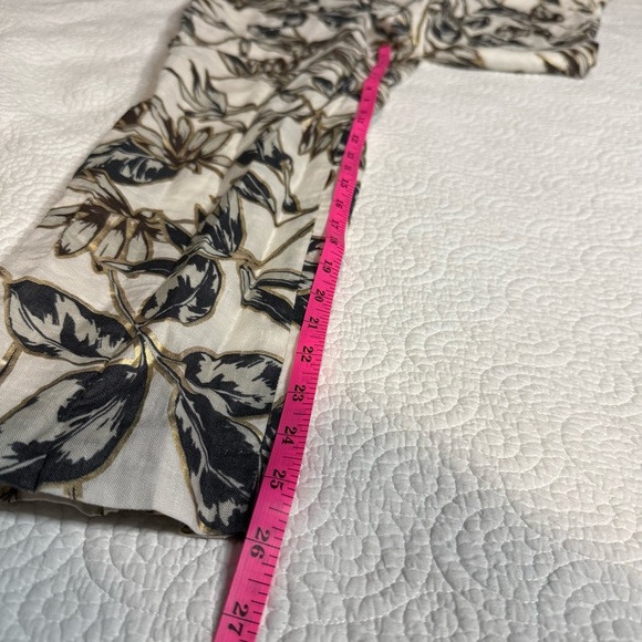 J. Crew 100% linen Ankle Cropped Pants - Picture 10 of 13